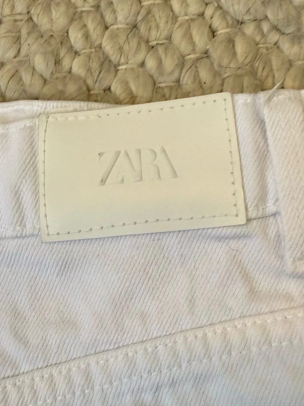 Zara Women’s White Denim Shorts